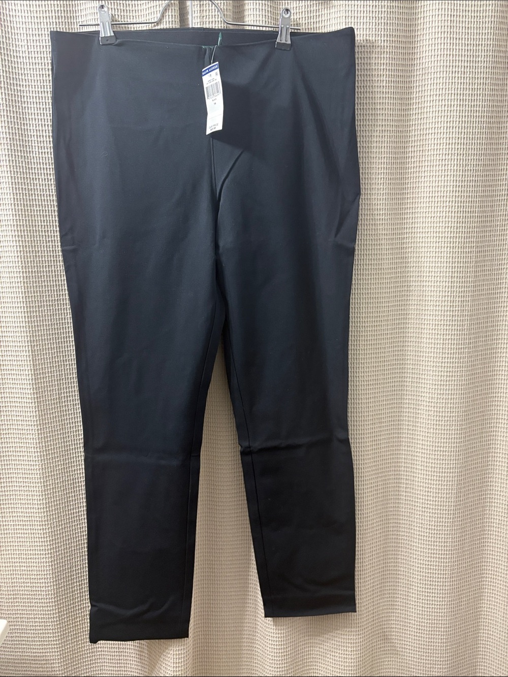 Ralph Lauren Black Dress Pants all stretch thick elastic waist band nwt
